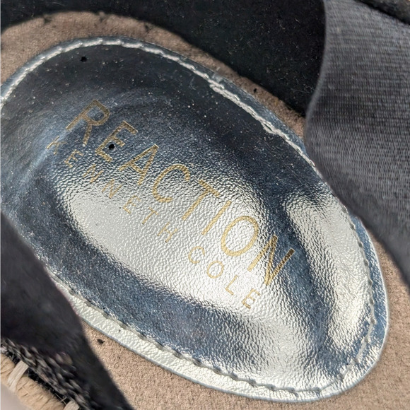 Kenneth Cole Reaction Luna Espadrille Flats Women's Black Size US6 - Picture 10 of 12